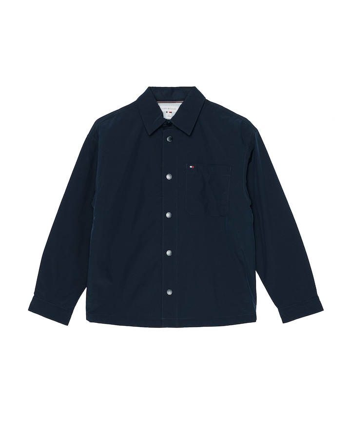 Jongens overhemd lange mouw blauw