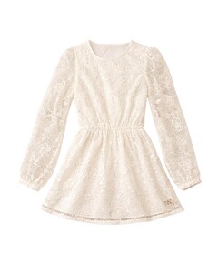 Meisjes jurk ecru