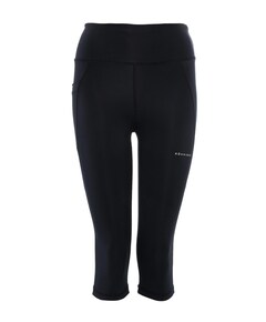 Flattering High Waist Capri tight zwart