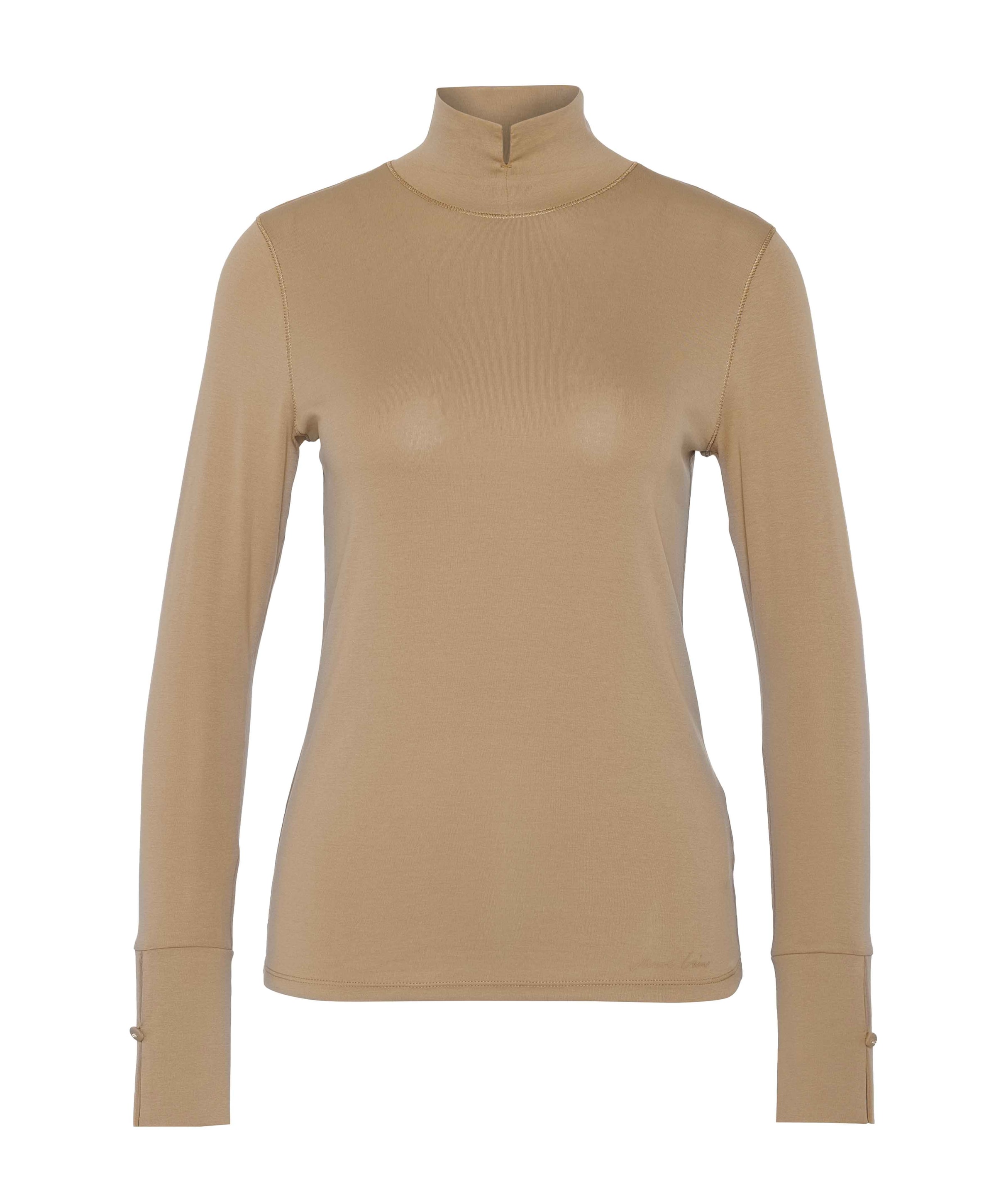 Dames longsleeve beige