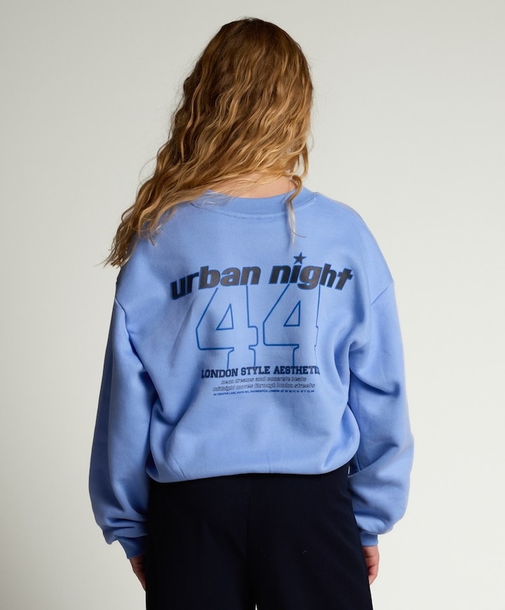 Meisjes sweater blauw