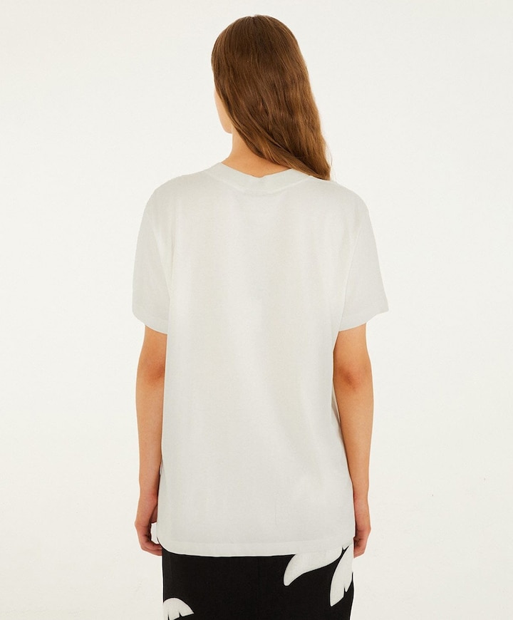 Dames T-shirt ecru