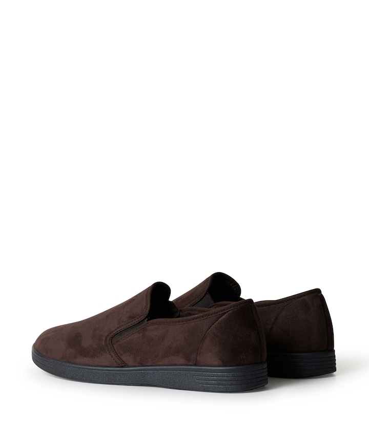 Neles stretch pantoffel heren pantoffels bruin