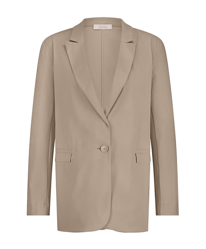Dames blazer beige