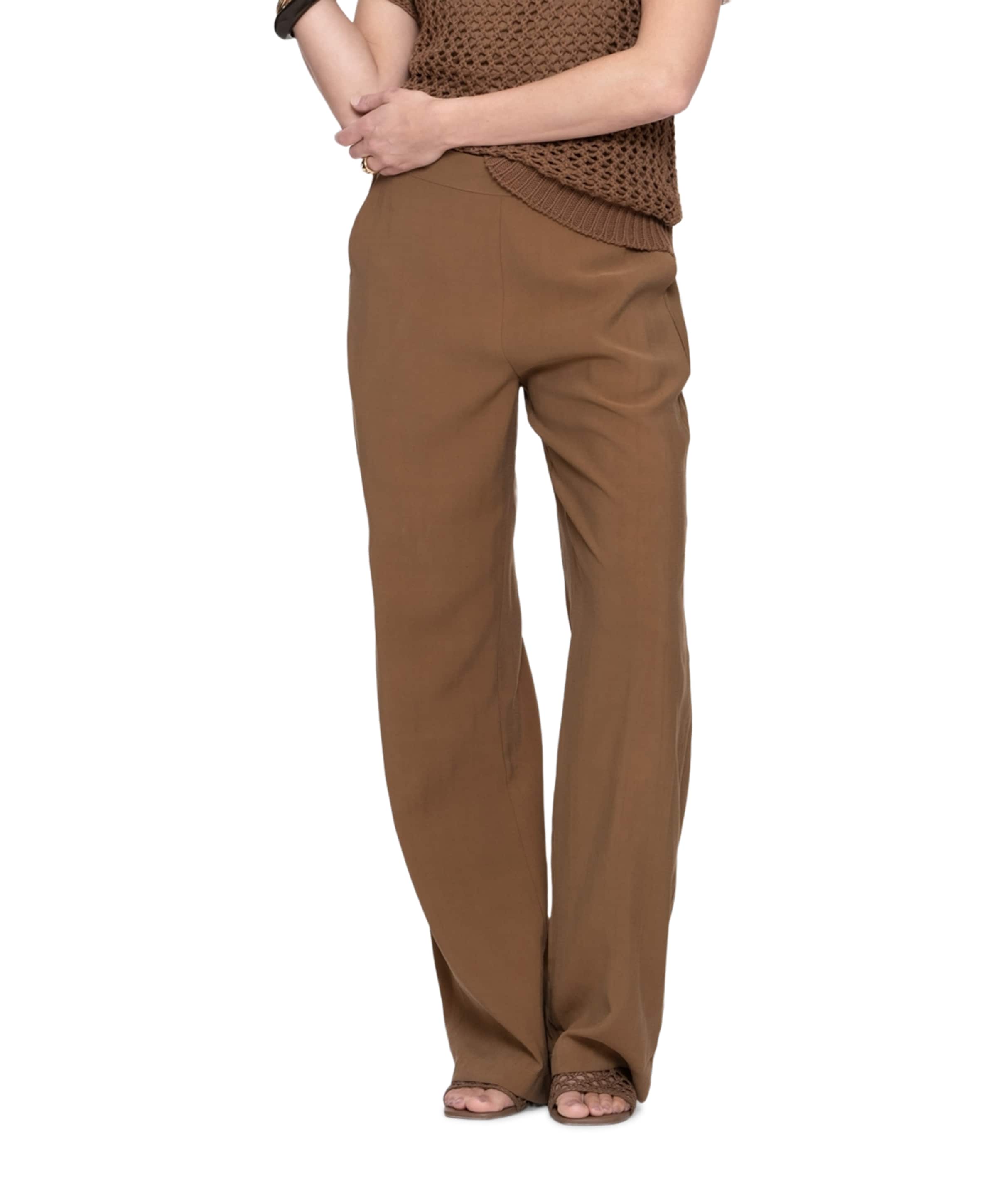 Dames broek bruin
