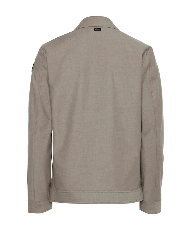 Heren overshirt beige
