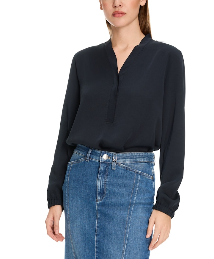 Dames blouse blauw