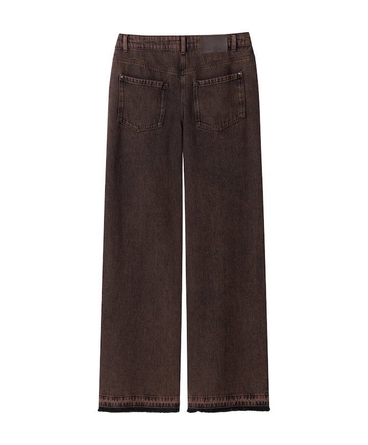 dames jeans bruin