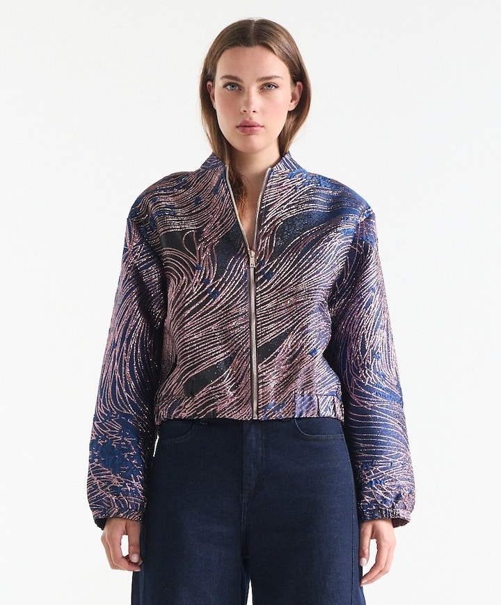 Dames jas blauw