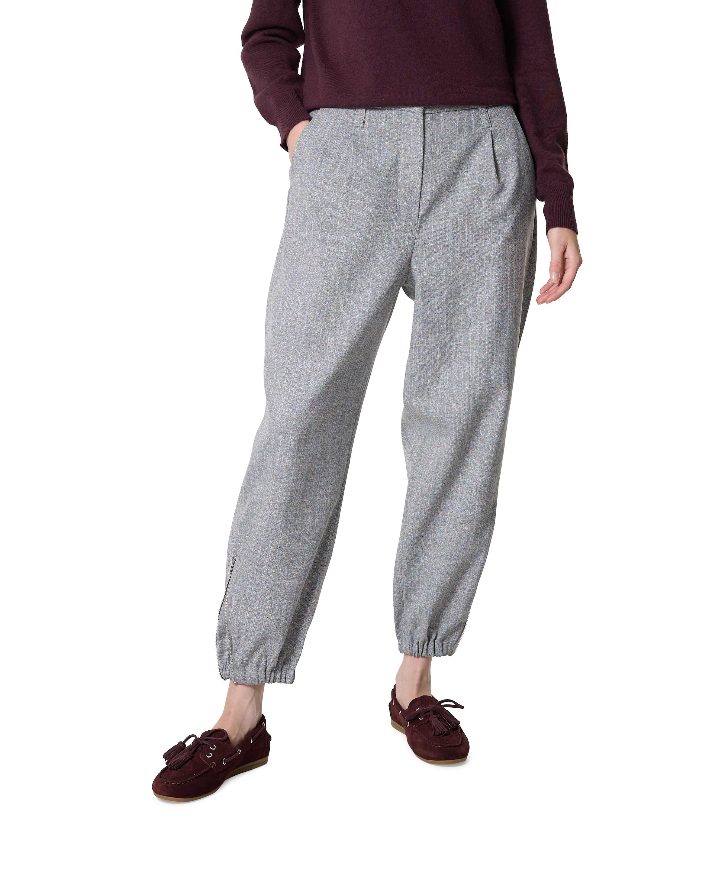 OLIVIA dames pantalon grijs