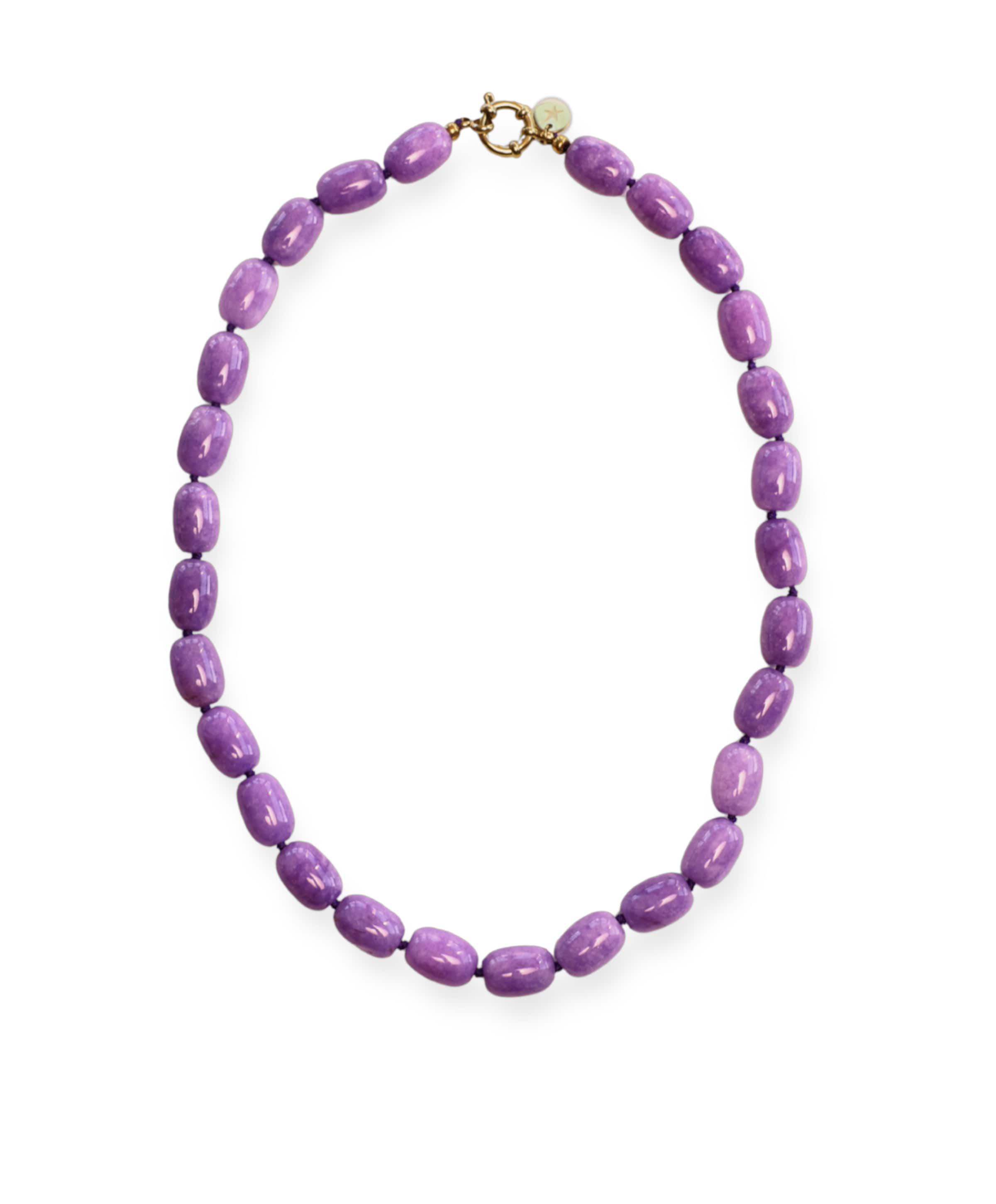 Dames ketting paars