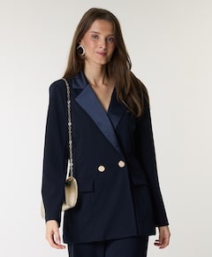 Dames blazer blauw