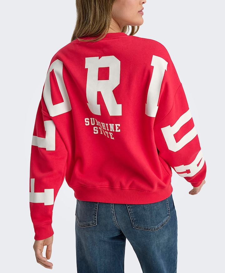 Dames sweater rood
