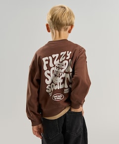 Jongens sweater bruin