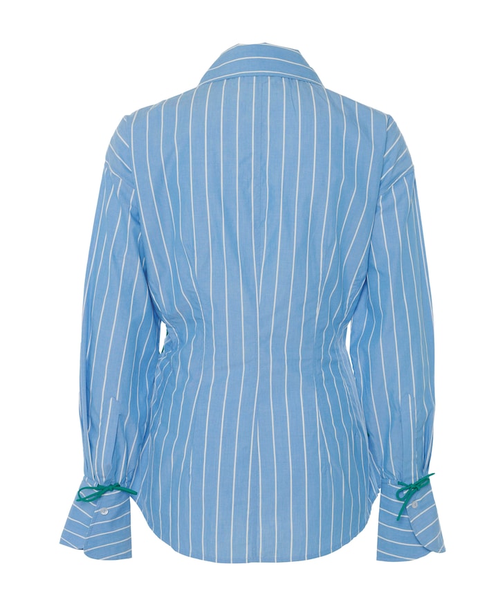 Dames blouse blauw