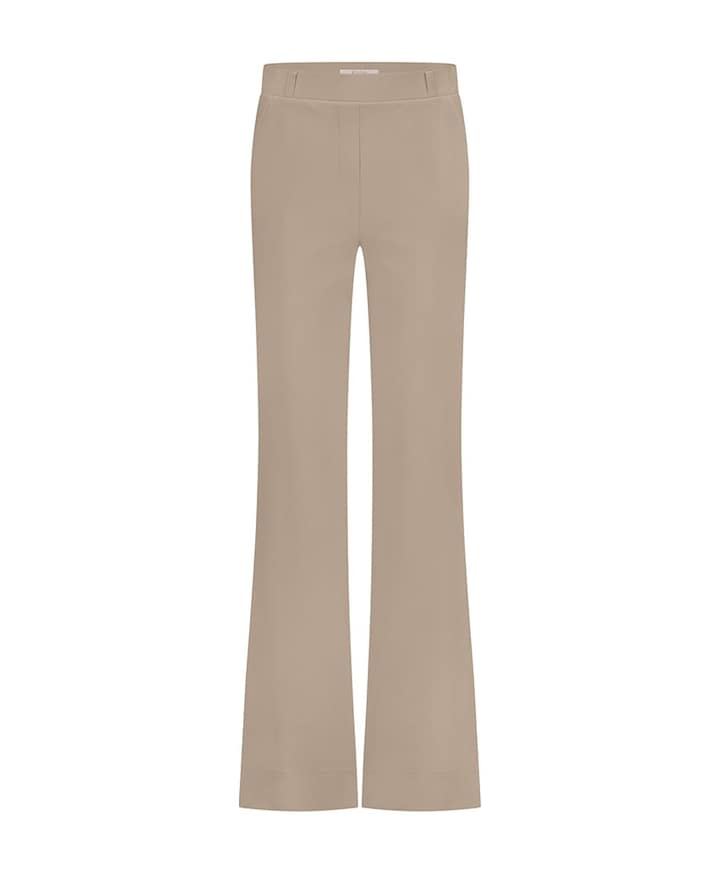Lexie LONG bonded trousers dames broek beige