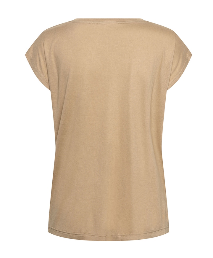 Dames t-shirt beige