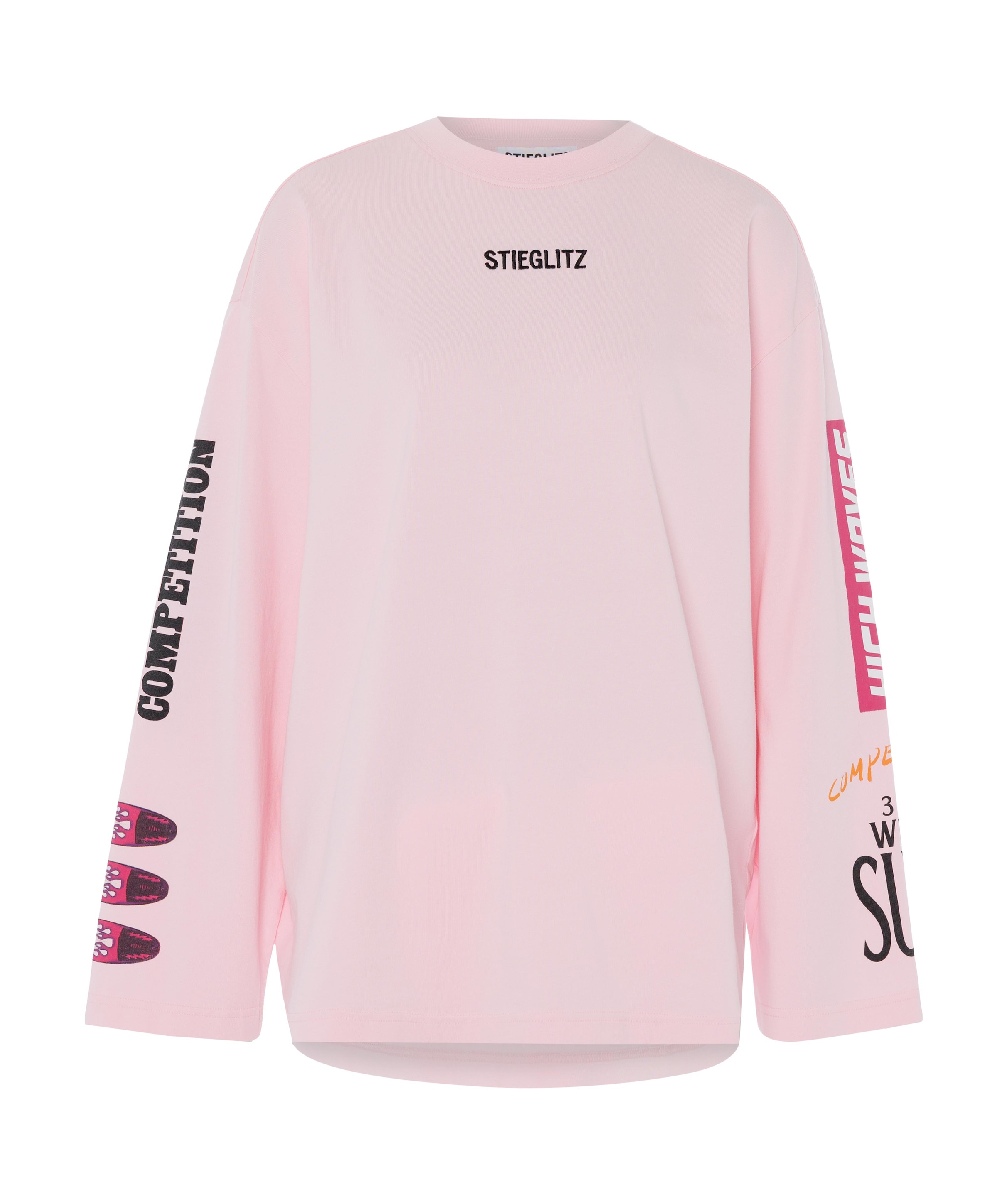 Dames longsleeve roze