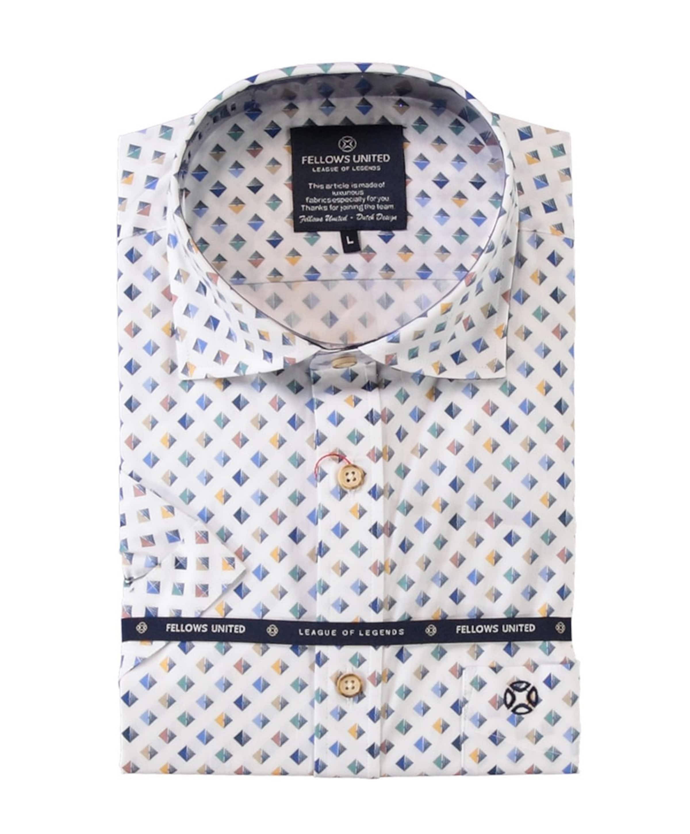 Heren overhemd korte mouw wit