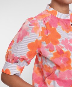 Dames blouse oranje