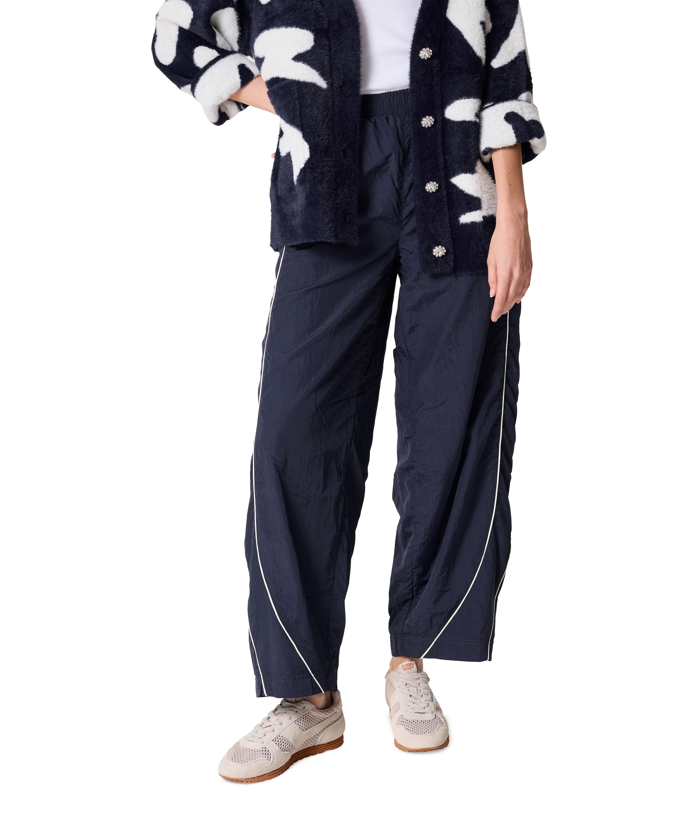 JELINA61 dames broek blauw