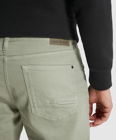 VALVER REGULAR SLUB STRETCH heren jeans groen