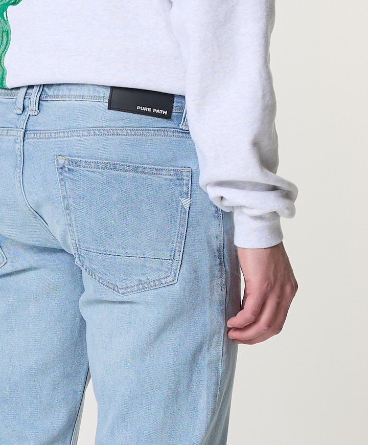 The Ryan Slim Fit Jeans heren jeans blauw