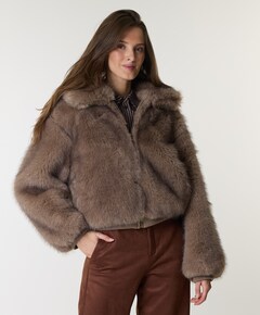 Dames jas beige