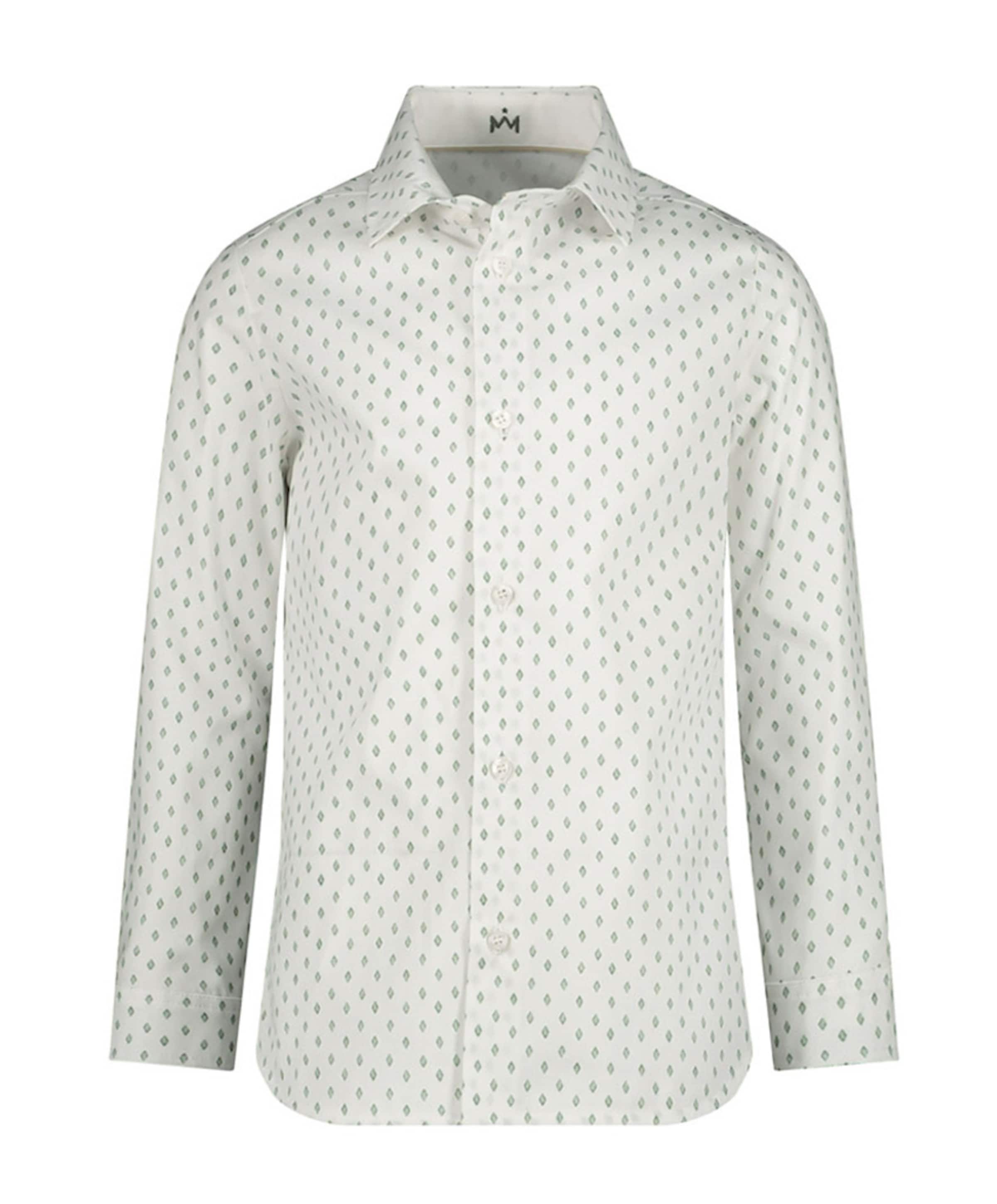 Jongens overhemd lange mouw wit