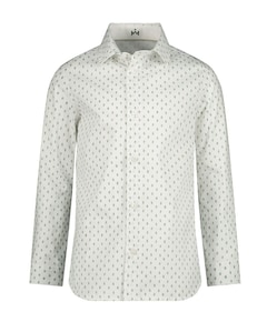 Jongens overhemd lange mouw wit