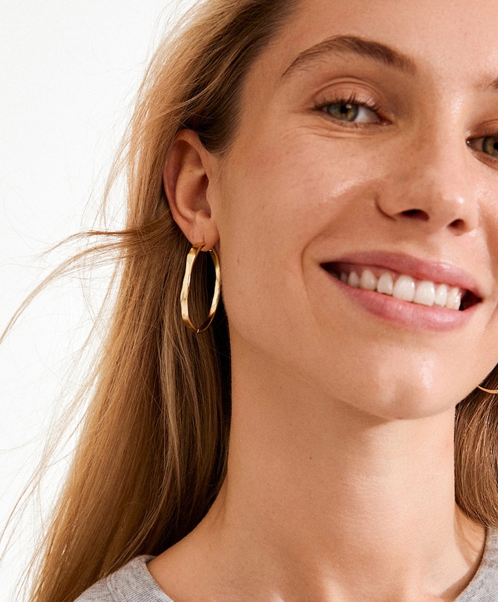 Dames oorbellen goud