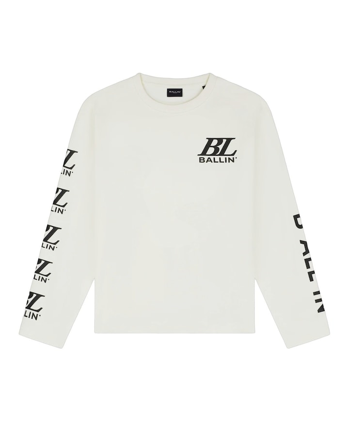 Jongens longsleeve ecru