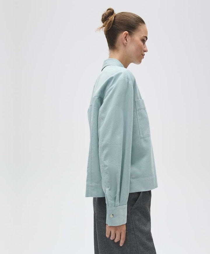 Dames blouse blauw