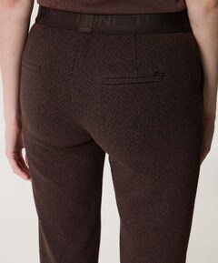 Jenny Wide Leg dames broek bruin
