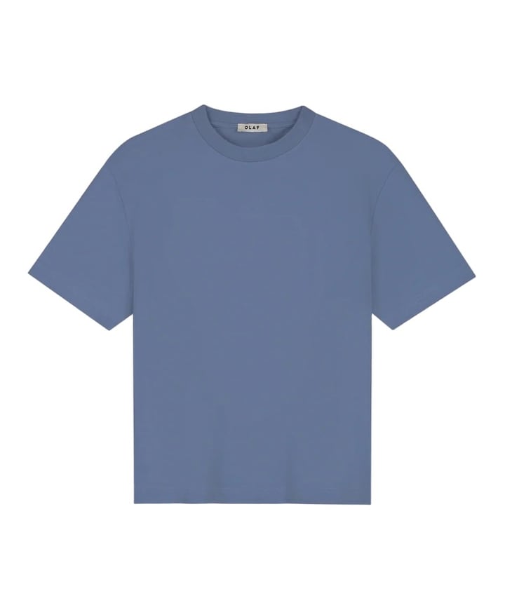 Heren T-shirt blauw