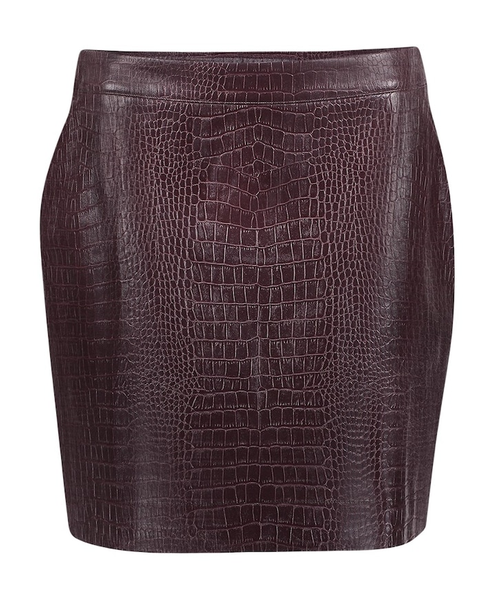 Dames rok bordeaux