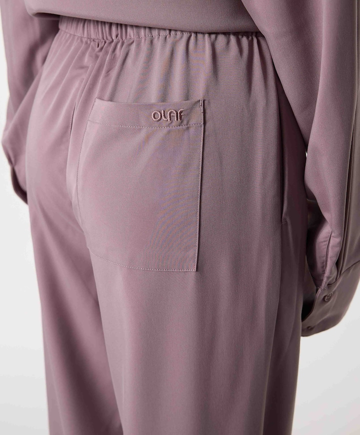 Drapey dames broek paars