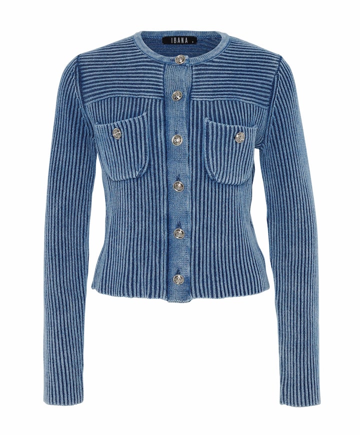 Dames vest blauw