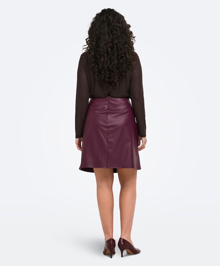 Dames rok bordeaux