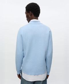 Heren polo blauw