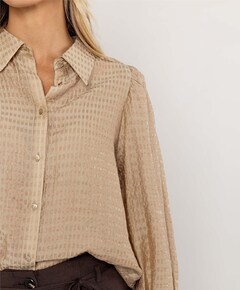 Dames blouse beige