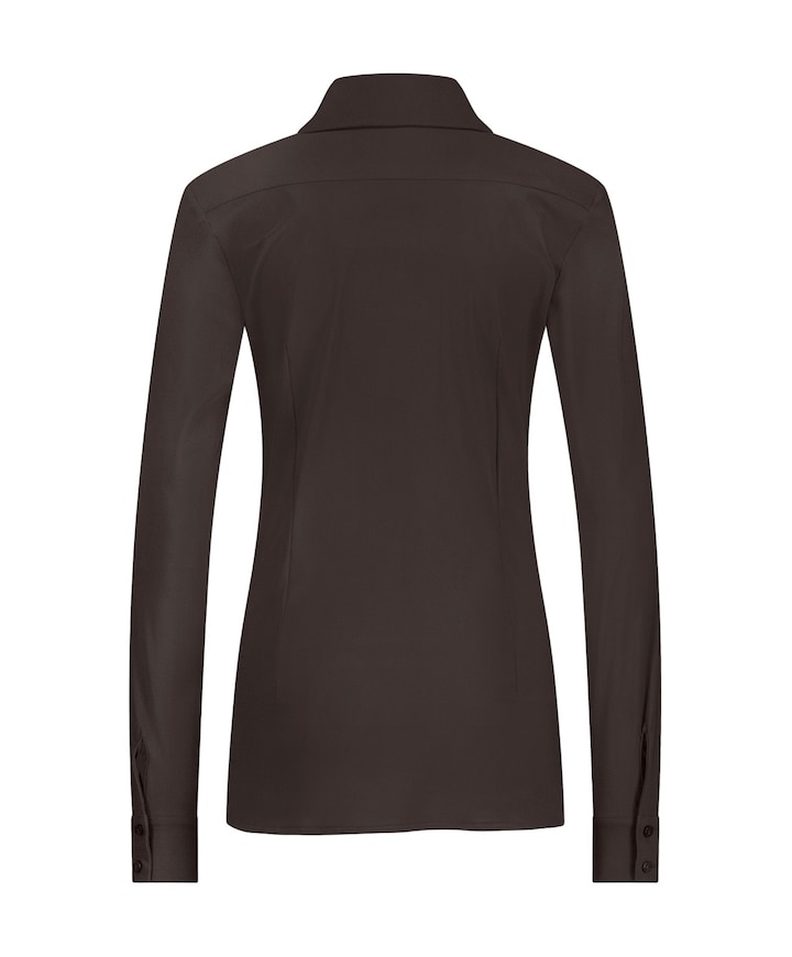 Dames blouse bruin
