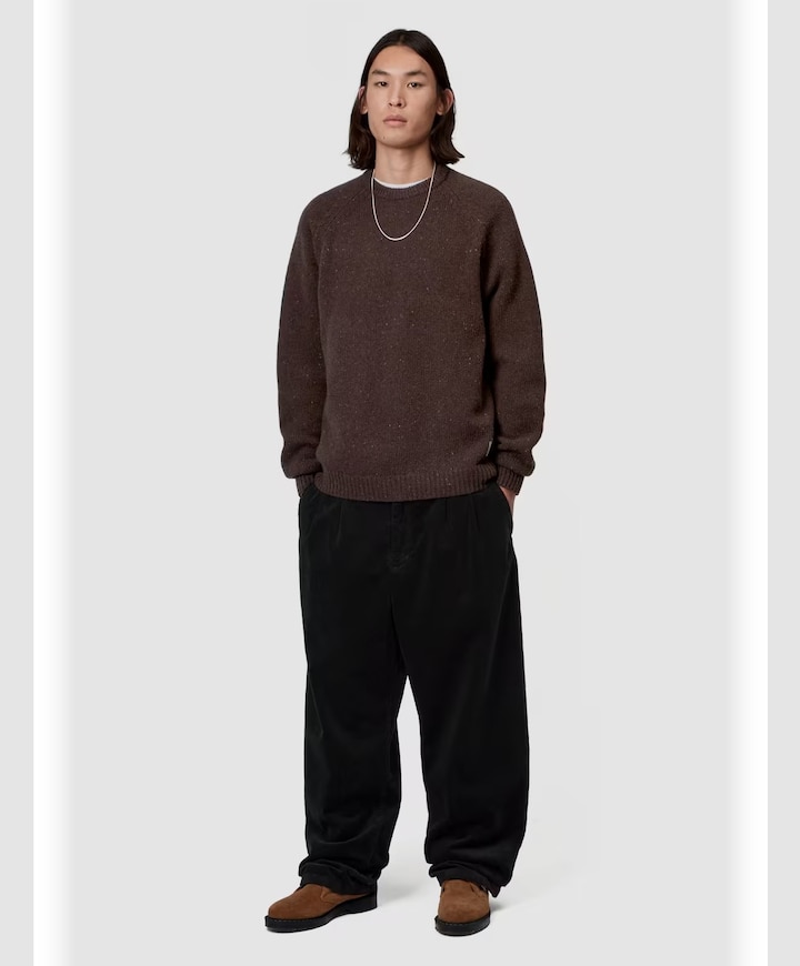 Heren sweater bruin
