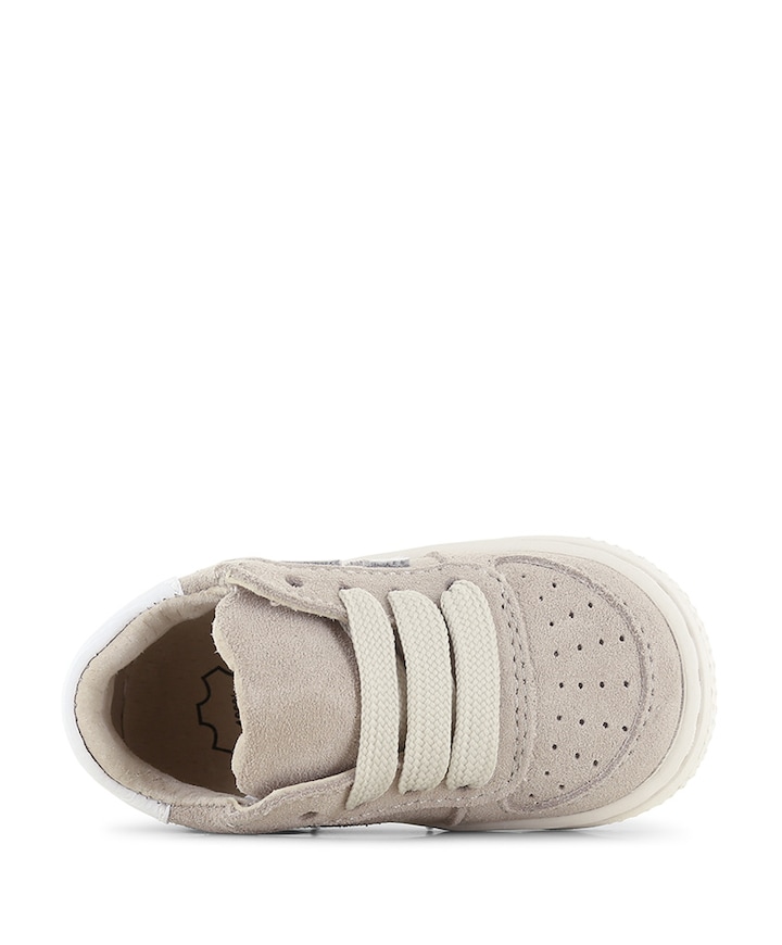 jongens veterschoenen beige