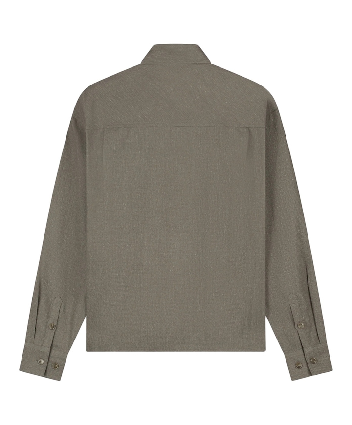 Heren overshirt bruin