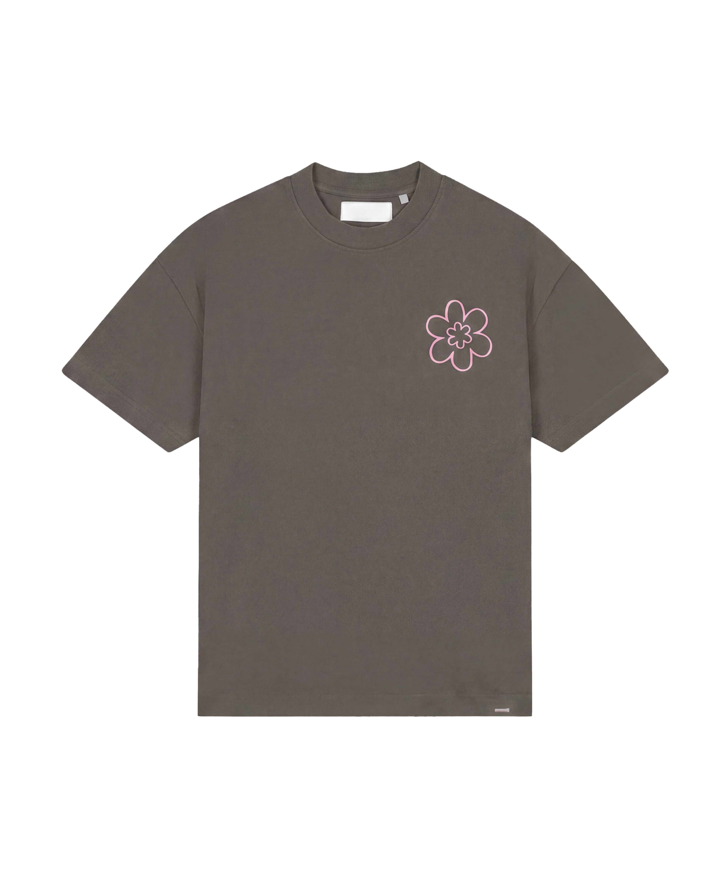 Heren T-shirt bruin