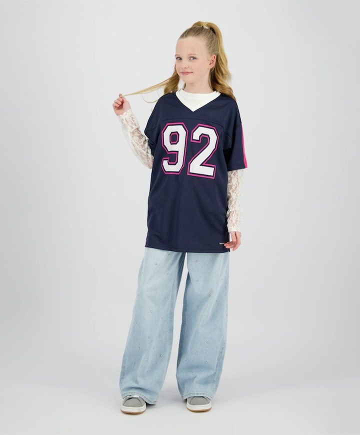 Meisjes t-shirt blauw