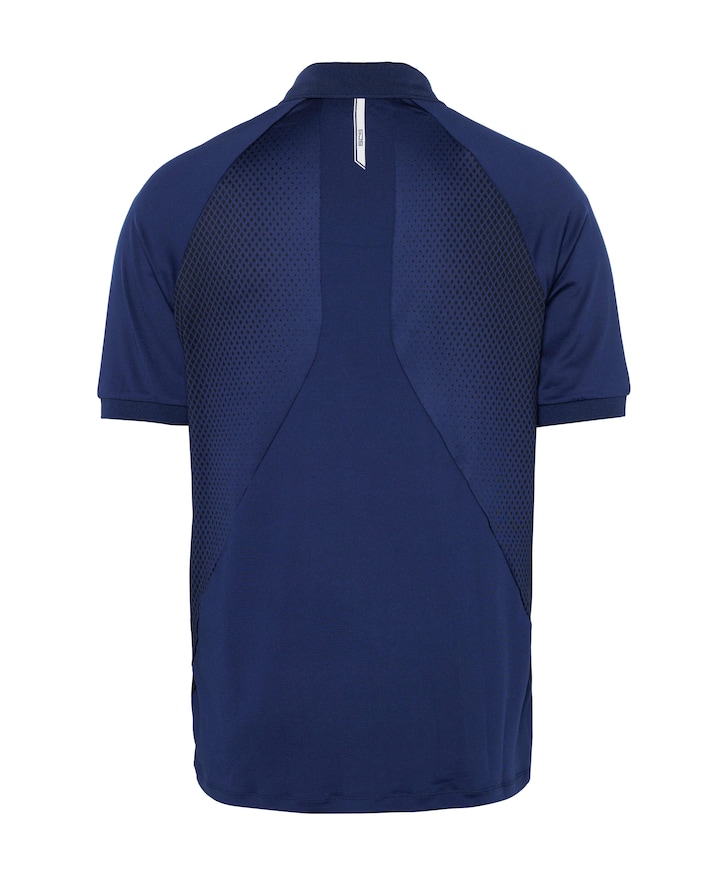 Heren polo blauw