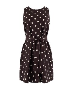 Dames jurk bruin