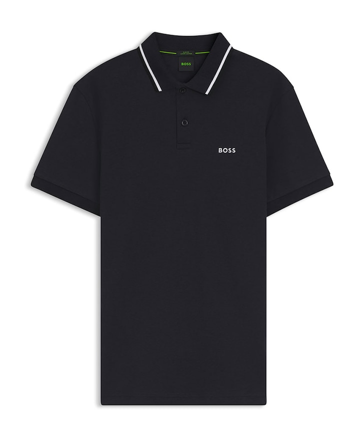 Heren polo blauw